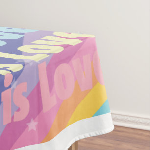 Liebe ist Liebe Tischdecke