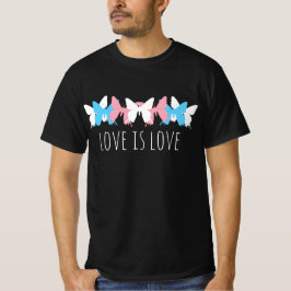 Liebe ist Liebe Transgender Butterfly T-Shirt