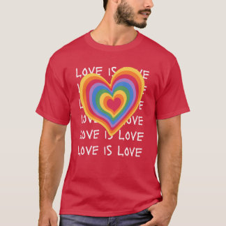 Liebe ist Liebe Umarme jede Art von Liebe Junge T-Shirt
