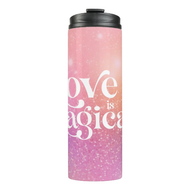 Liebe ist magisch thermosbecher (Vorderseite)