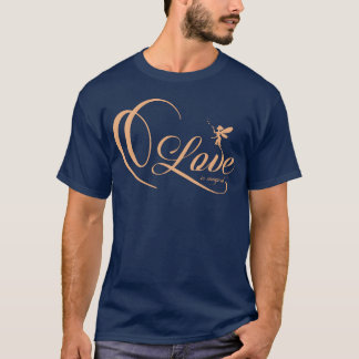 Liebe ist magisches Feen- und Herz süßes liebliche T-Shirt