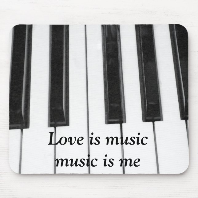 Liebe ist Music_ Mousepad (Vorne)