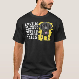 Liebe ist Nassnase Labrador Retriever Dog Owner T-Shirt