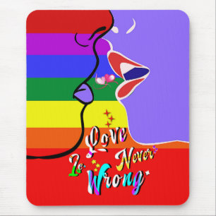Liebe ist nie falscher Stolz Mousepad