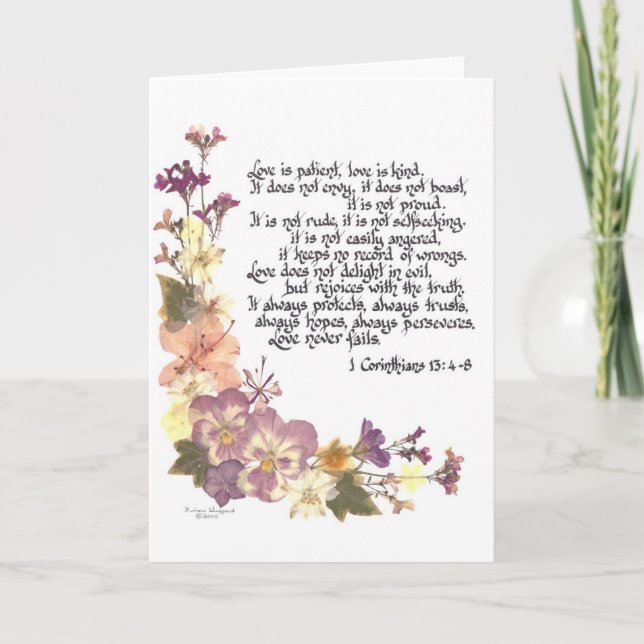 Liebe ist Patient Karte (Vorderseite)