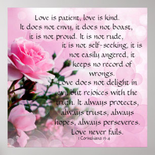 Liebe ist Patient Poster