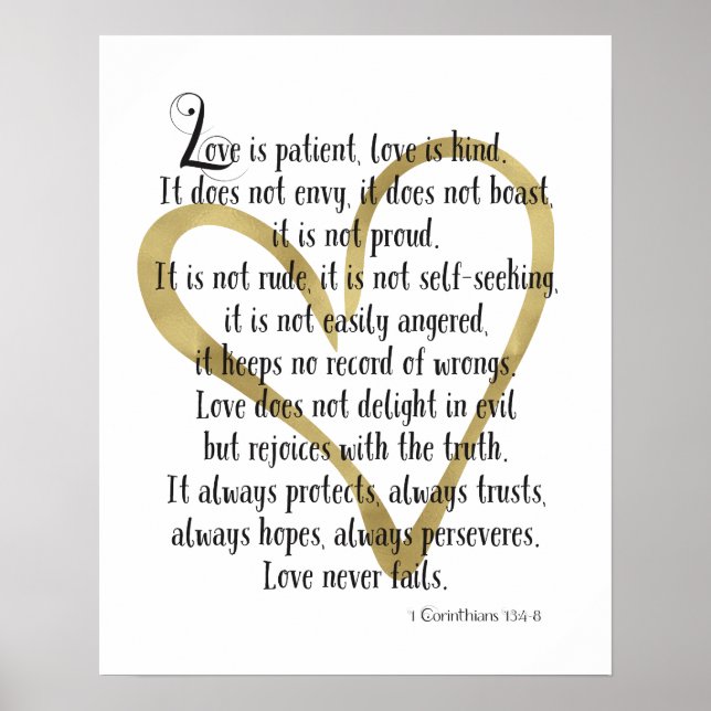 Liebe ist Patientenherz Poster (Vorne)
