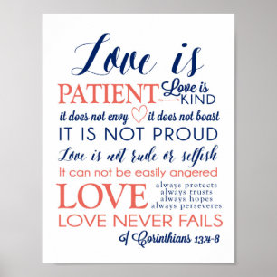 Liebe ist PatientenLiebe ist freundliches Poster