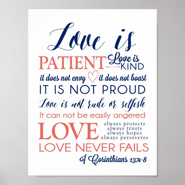 Liebe ist PatientenLiebe ist freundliches Poster (Vorne)