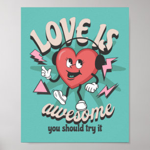 Liebe ist phantastisch Sie sollten es versuchen T  Poster