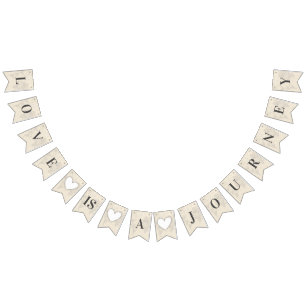 Liebe ist Reisen Chic Travel Brautparty Hochzeit Wimpelkette