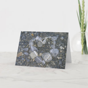 Liebe ist Rock Solid Feiertagskarte