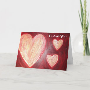 Liebe ist rot, Ich liebe Dich Karte