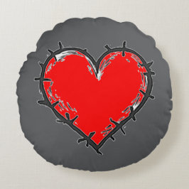Liebe ist rundes kissen