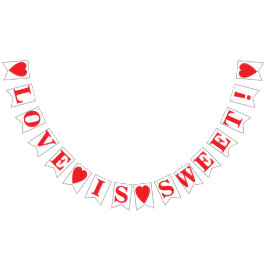 LIEBE IST SCHNELL! WEDING SIGN DECOR WIMPELKETTE