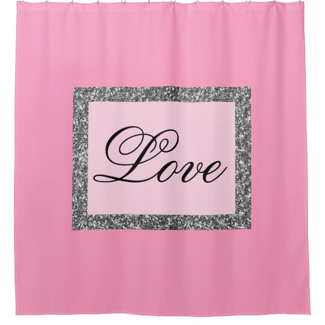 Liebe ist schön duschvorhang (Vorderseite)