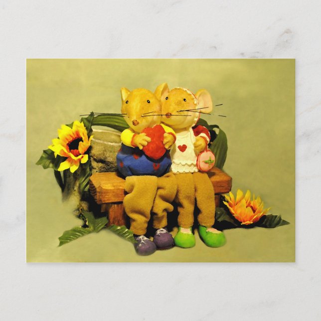 Liebe ist so schön postkarte (Vorderseite)