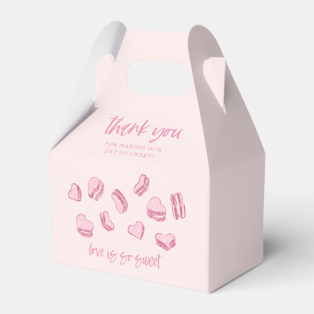 Liebe ist so süßes Valentinisches Brautparty Geschenkschachtel (Vorderseite)