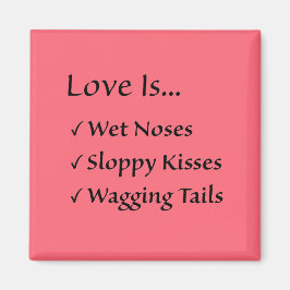 Liebe ist Square Magnet