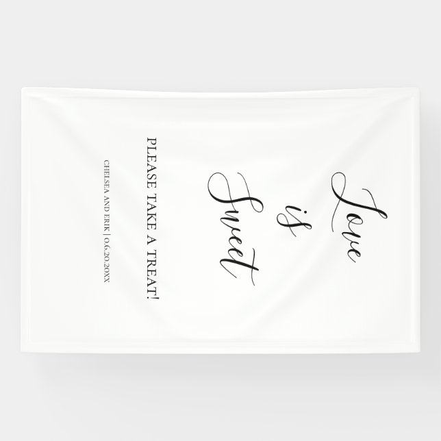 Liebe ist süß banner (Horizontal)