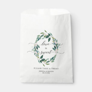 Liebe ist süß Bitte nehmen Sie eine Leckerei Geschenktütchen
