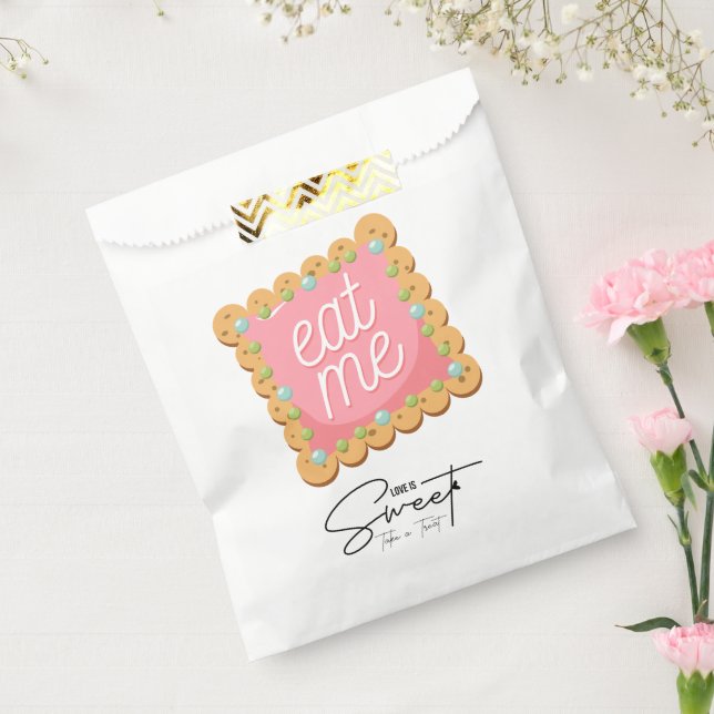 Liebe ist süß Bitte nehmen Sie eine Leckerei Tee P Geschenktütchen (Versiegelt)