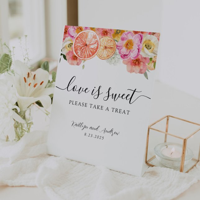 Liebe ist süß Bitte nehmen Sie eine Leckerei Unter Sockelschild (Von Creator hochgeladen)