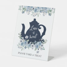 Liebe ist süß Nehmen Sie eine Leckerei Bridal Tea