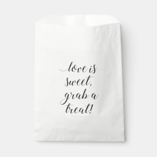 Liebe ist süß packen eine Leckerei Gastgeschenk Ho Geschenktütchen