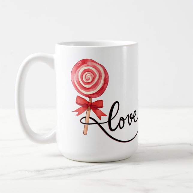 Liebe ist süß Valentine Xoxo Kaffeetasse (Links)