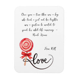 Liebe ist süß Valentine Xoxo Magnet