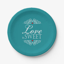 Liebe ist süße Hochzeit aquamarines |