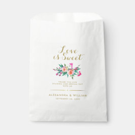 Liebe ist süße Hochzeitskandy Bar Leckereien Geschenktütchen