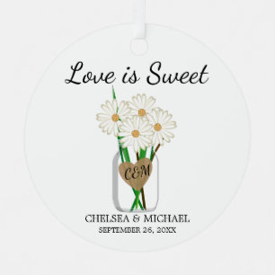 Liebe ist süße Keramik Ornament