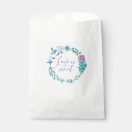 Liebe ist süße lila Gastgeschenk Hochzeit Taschen Geschenktütchen