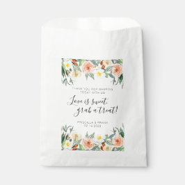 Liebe ist süße Pfirsichblütenbüffet Hochzeit Geschenktütchen