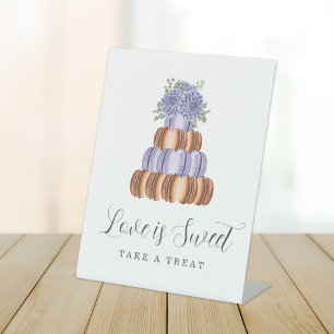 Liebe ist süßes Brautparty nehmen eine Leckerei Sockelschild