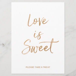 Liebe ist süßes Zeichen   Stilvolle Goldene Rose L Einladung