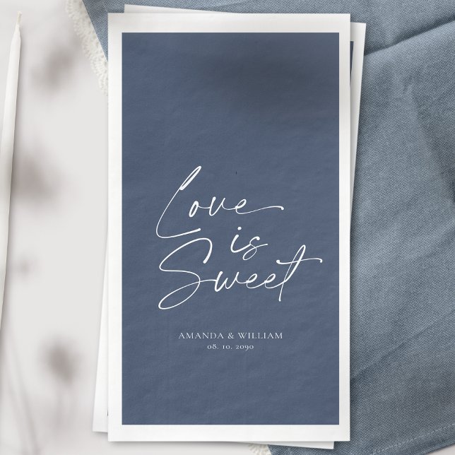 Liebe ist Sweet Guest Towel Serviette (Von Creator hochgeladen)