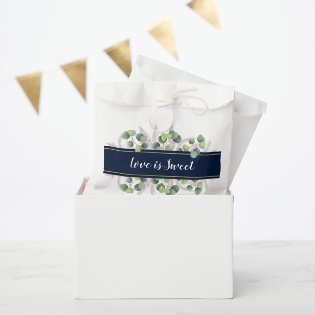 Liebe ist Sweet Pampas Grass Wedding Leckerei Gefa Geschenktütchen (Party)