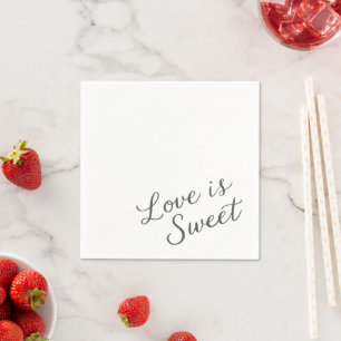 Liebe ist Sweet Paper Napkin Serviette