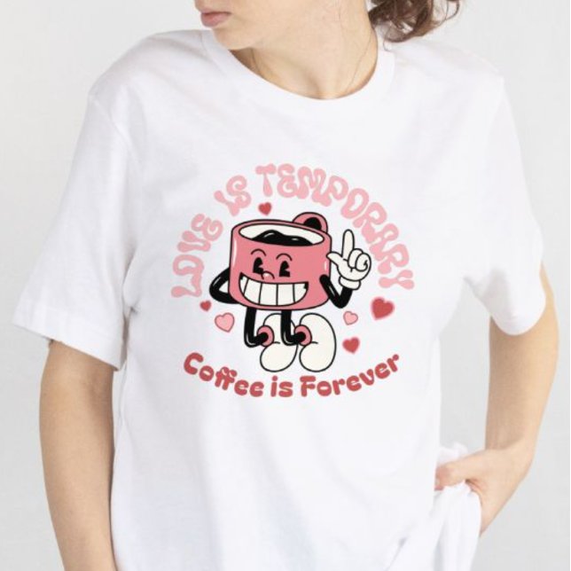 Liebe ist temporär, Kaffee ist ewig FrauenT-Shirt Tri-Blend Shirt (Coffee Lovers)