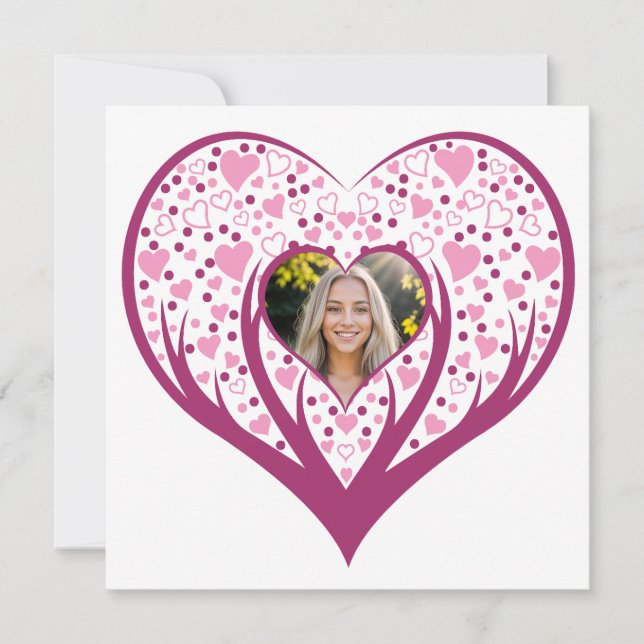 Liebe ist überall feiertagskarte (Vorderseite)