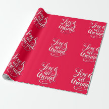 Liebe ist um die Schreibschrift pink herum
