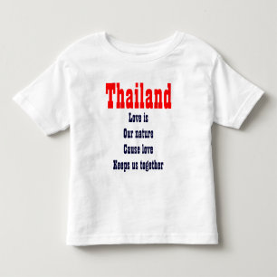 Liebe ist unsere Natur Thailand T - Shirt