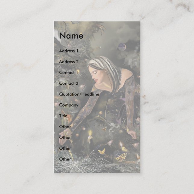 Liebe ist... visitenkarte (Vorderseite)