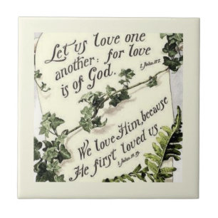 Liebe ist von Gott Fliese
