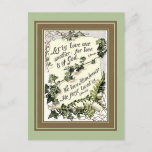 Liebe ist von Gott Postkarte