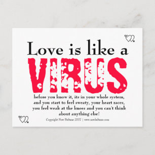 Liebe ist wie postkarte