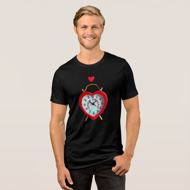 LIEBE IST ZEITLOS Tri-Blend SHIRT (Vorderseite voll)